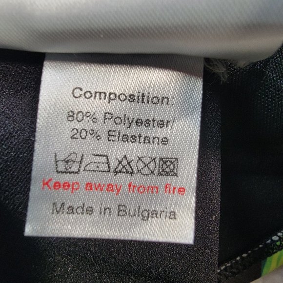 High Dive ModCloth Green Leaf Tropical Halter Retro Style Swim Top Swimwear - Picture 12 of 13